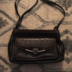 Brighton Black And Brown Leather Purse